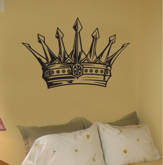 Vinyl Wall Decal Sticker Kings Crown Kids Room 21x31  