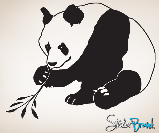 Vinyl Wall Art Decal Sticker Asian Panda #771  
